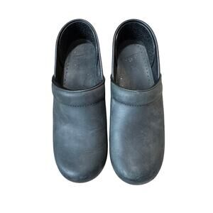 Black, Leather DANSKO Shoes/Clogs, size 38/7.5-8